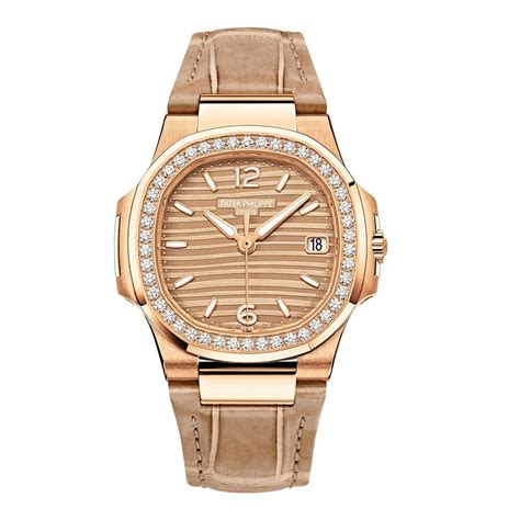 patek philippe nautilus with leather strap|patek 7010r.